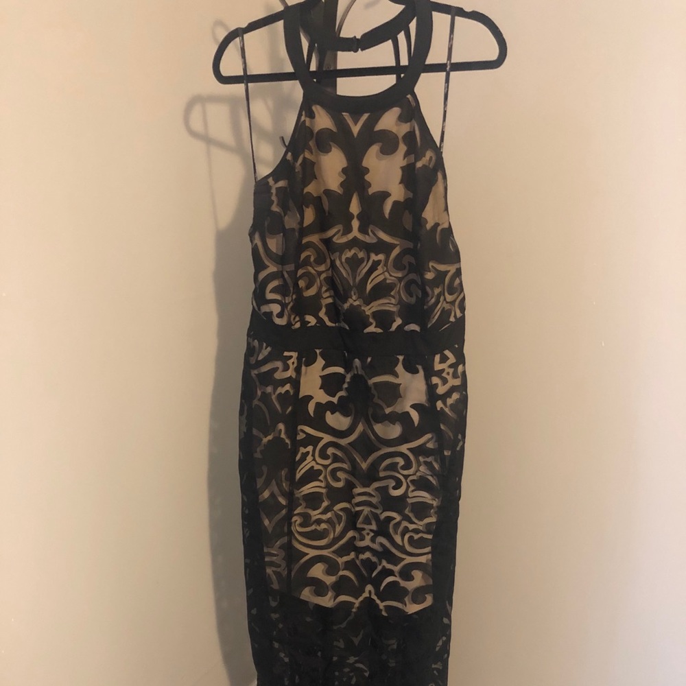 Chic chic maxi sheer bottom dress